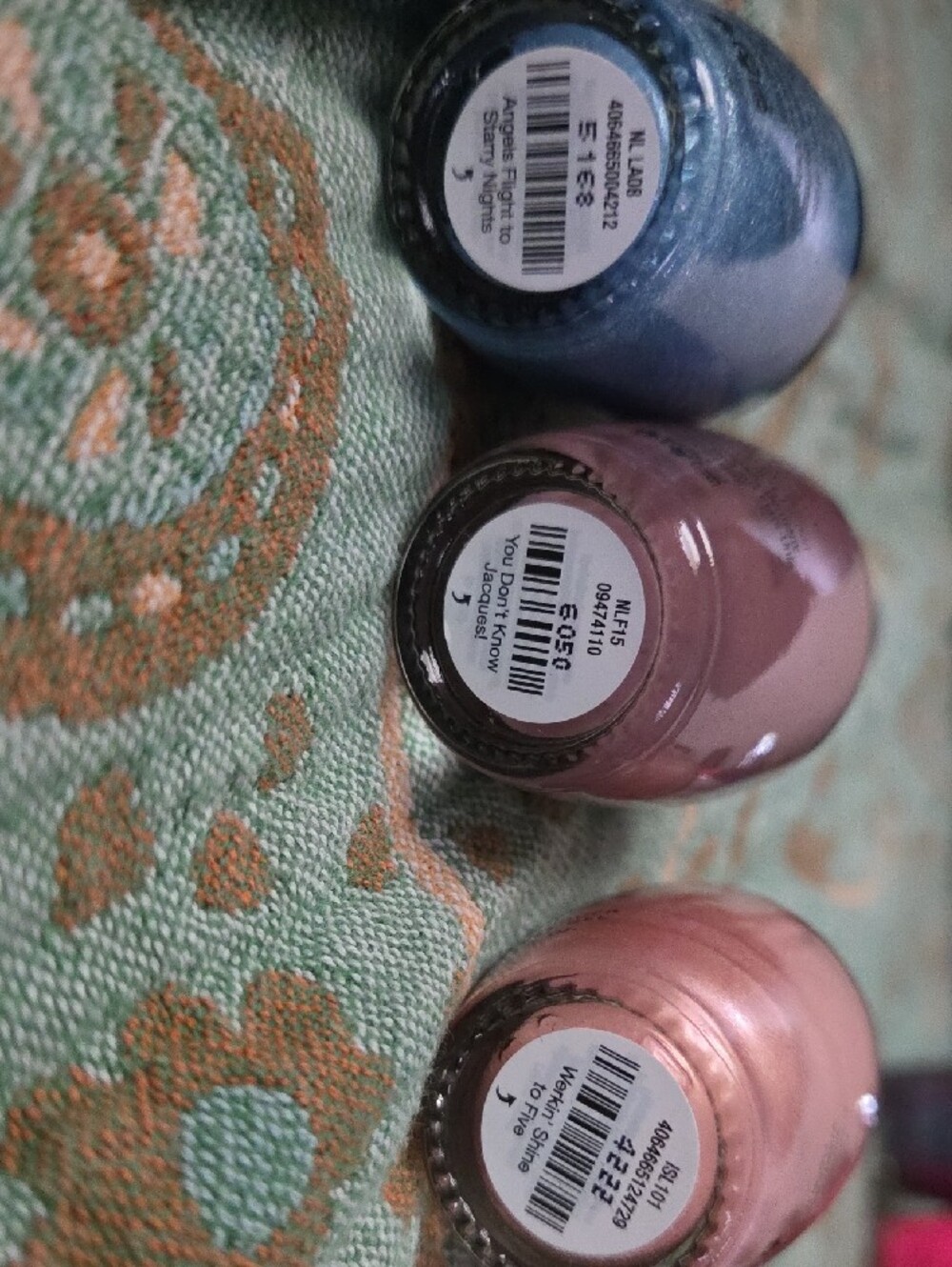 OPI Nail Polish Set - Blue, Mauve, Peach, Purple, Hot Pink, Red, Pale Gray - Picture 3 of 6